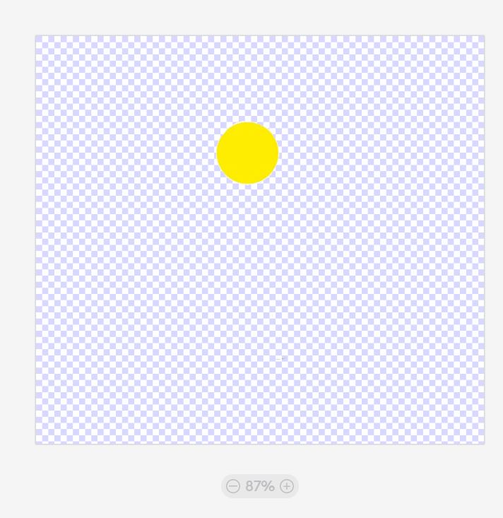 Cricut Design Space – calque du cœur de la fleur en jaune créé avec l’outil Sélectionner