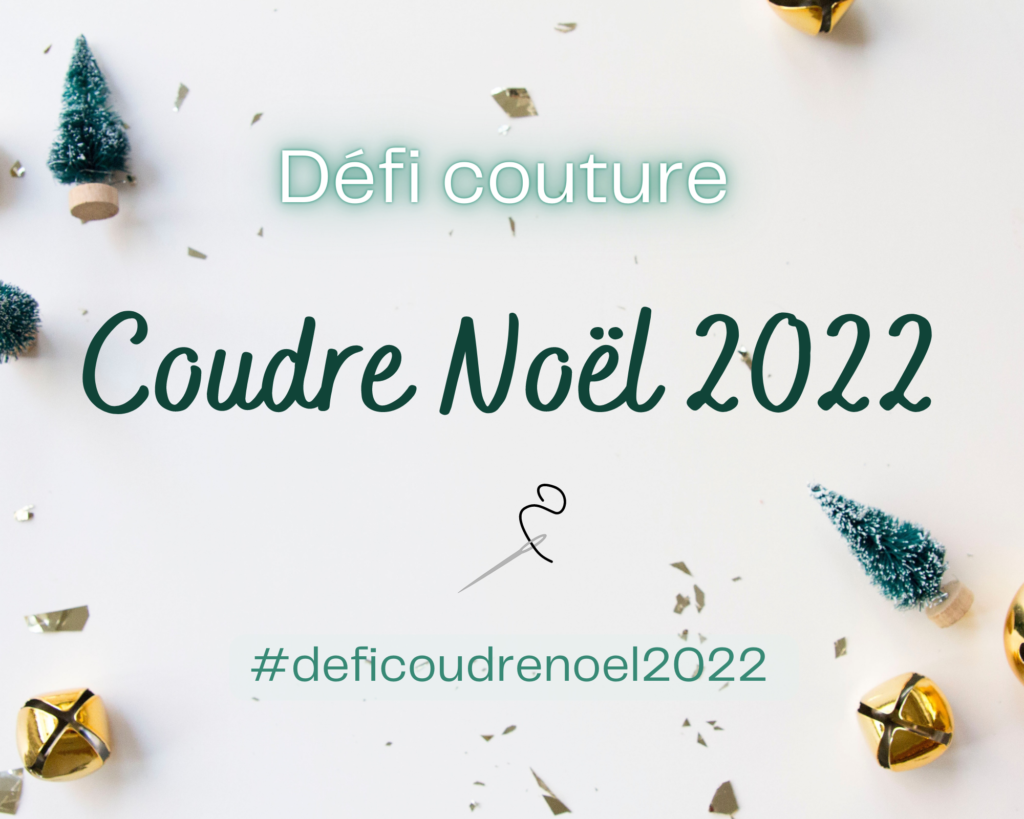 Annonce du défi Coudre Noël 2022, concours de couture autour de la chaussette de Noël