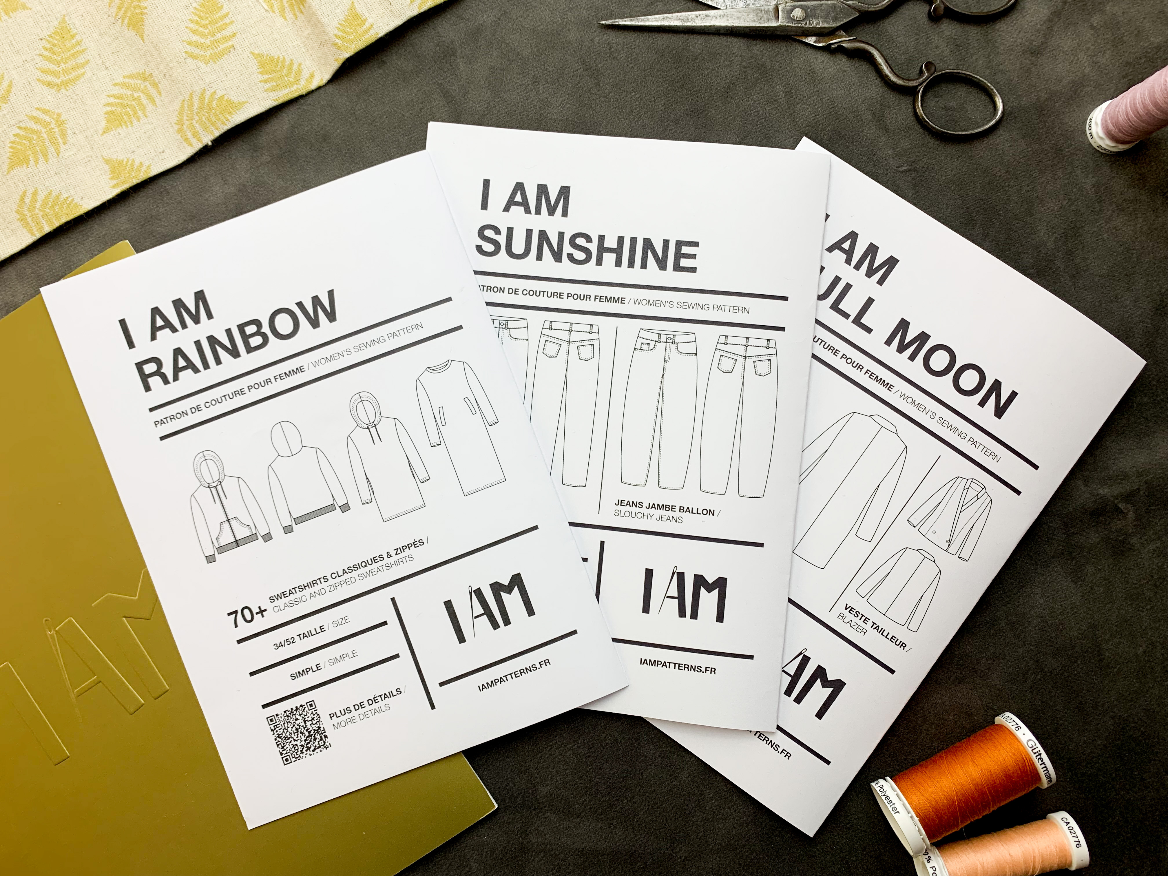 Patron I AM Rainbow I AM Patterns avec ses 96 versions différentes de sweat à coudre