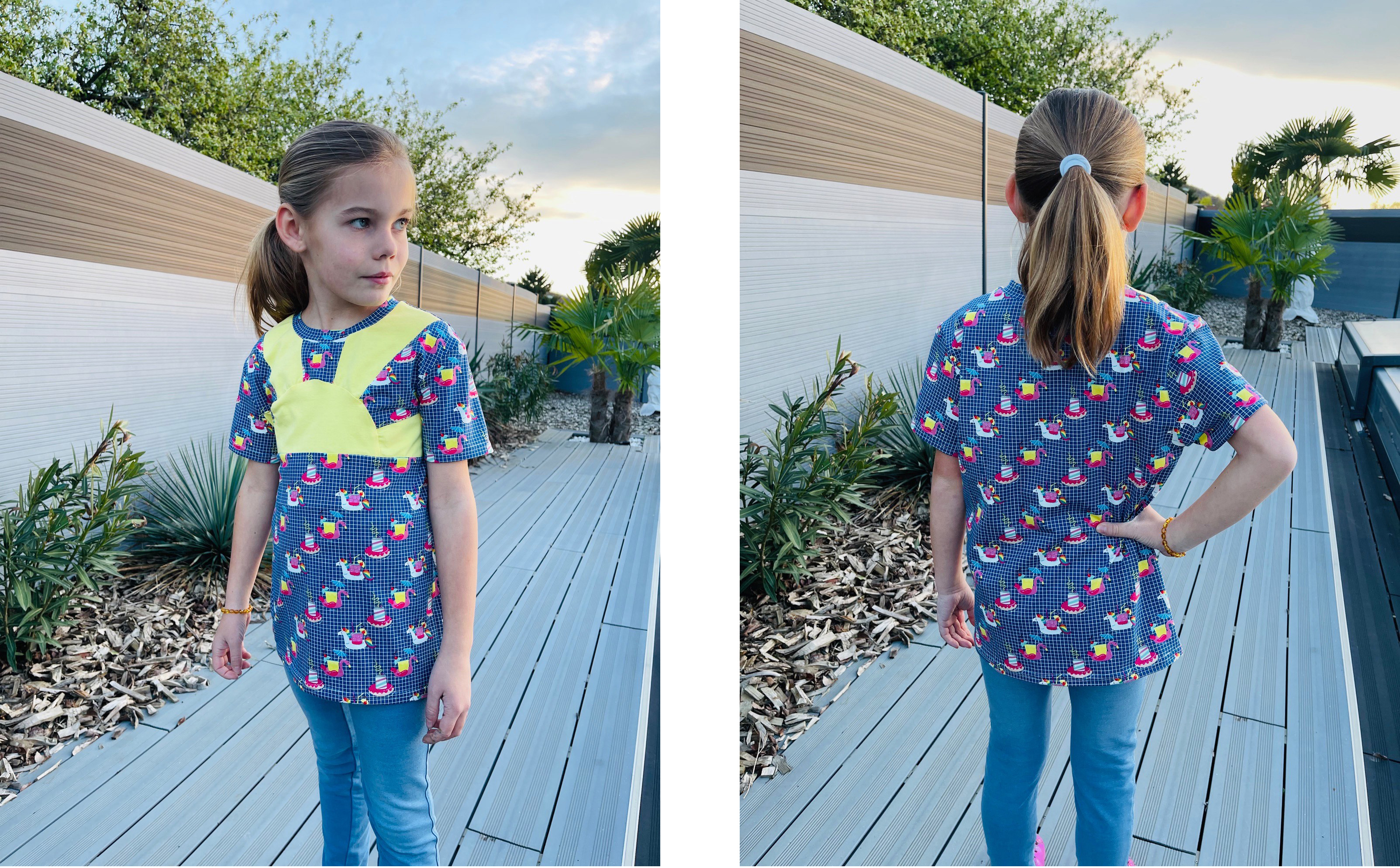 Version testeuse Audrey @odreycreationscouture – T-shirt Luminous découpe soleil été