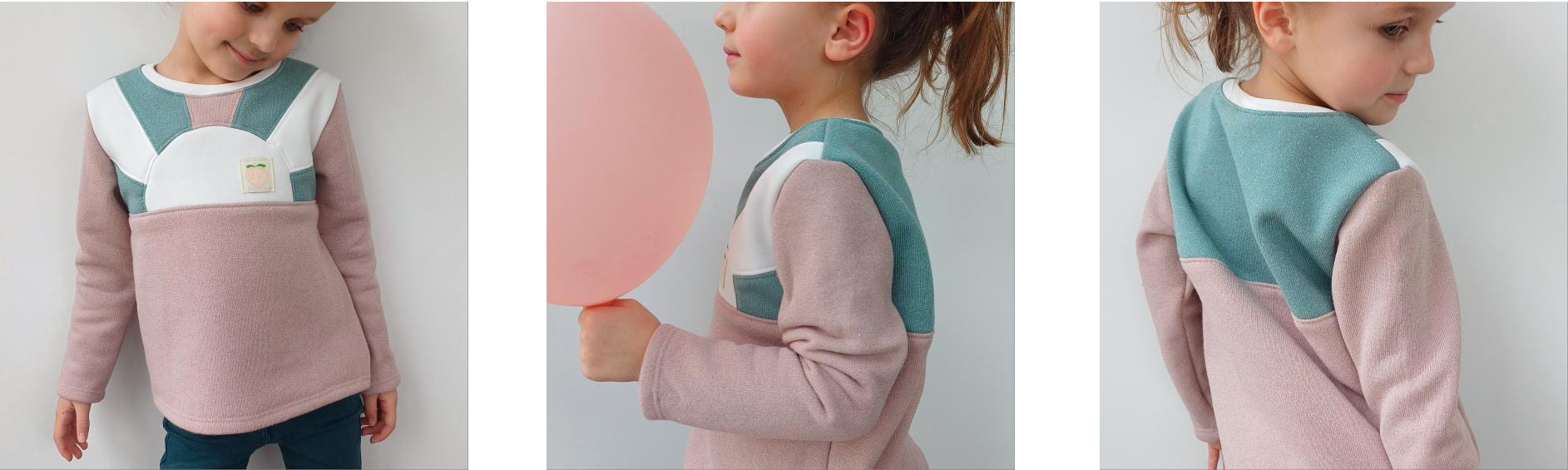 Version testeuse Emilie @alice.et.ines – T-shirt Luminous multicolore découpe soleil, manches longues