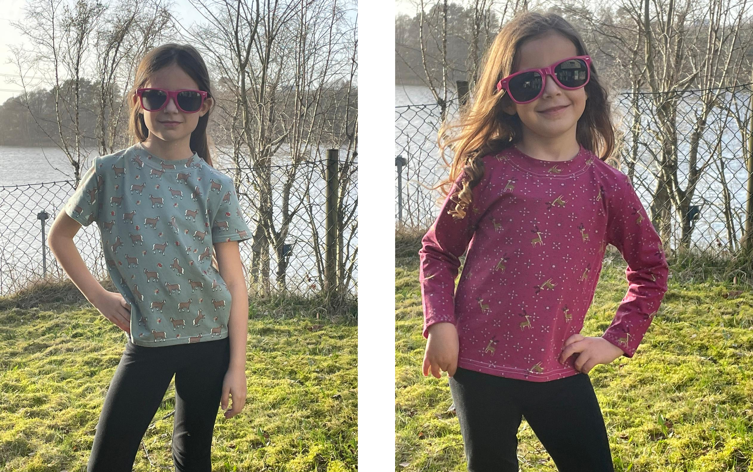 Version testeuse Mariette @l_atelier_de_ma_riette – T-shirts Luminous manches courtes et longues pour filles