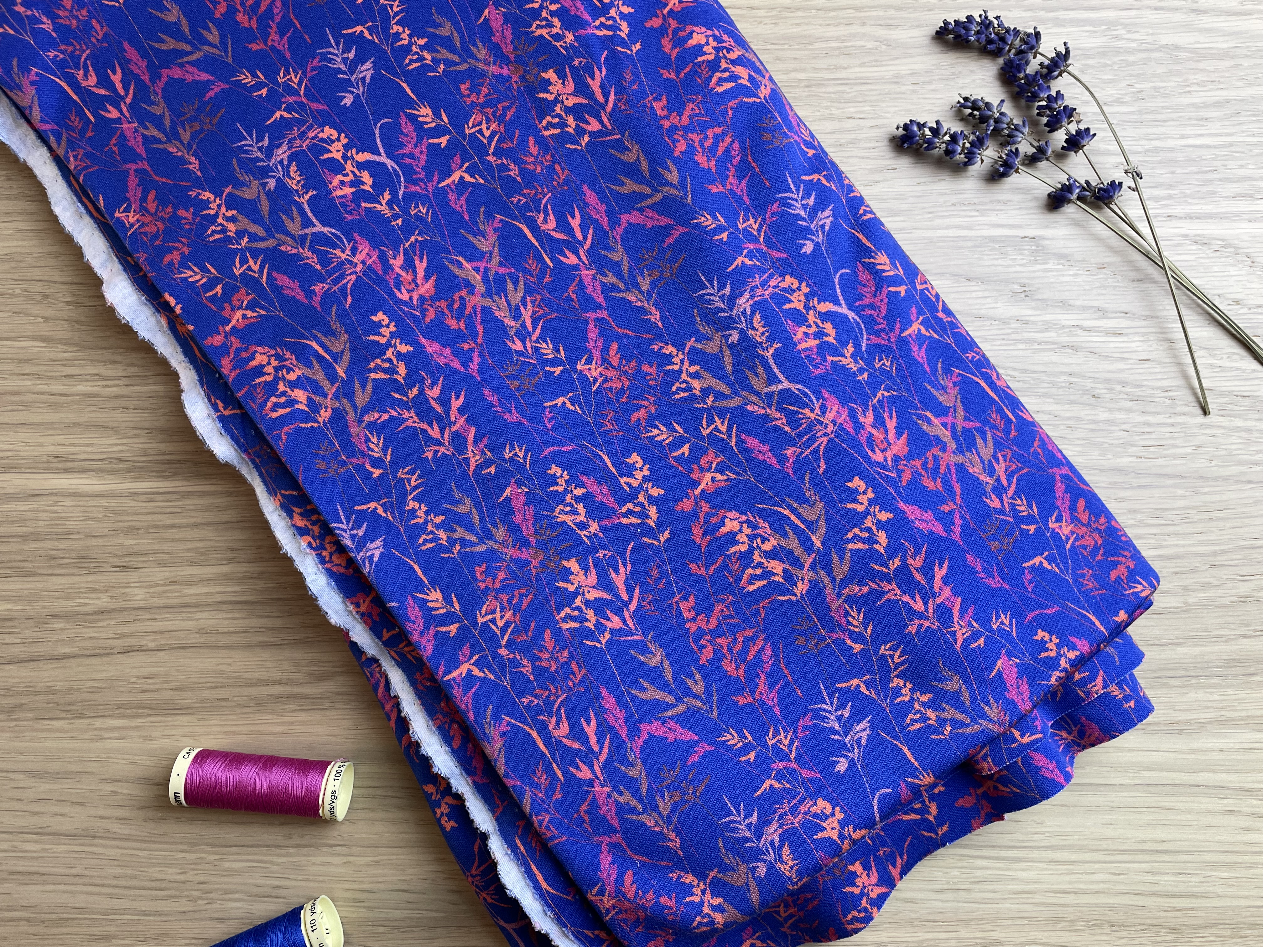 Tissu biologique de la mercerie Mars’elle, choix de couture responsable et éco-responsable