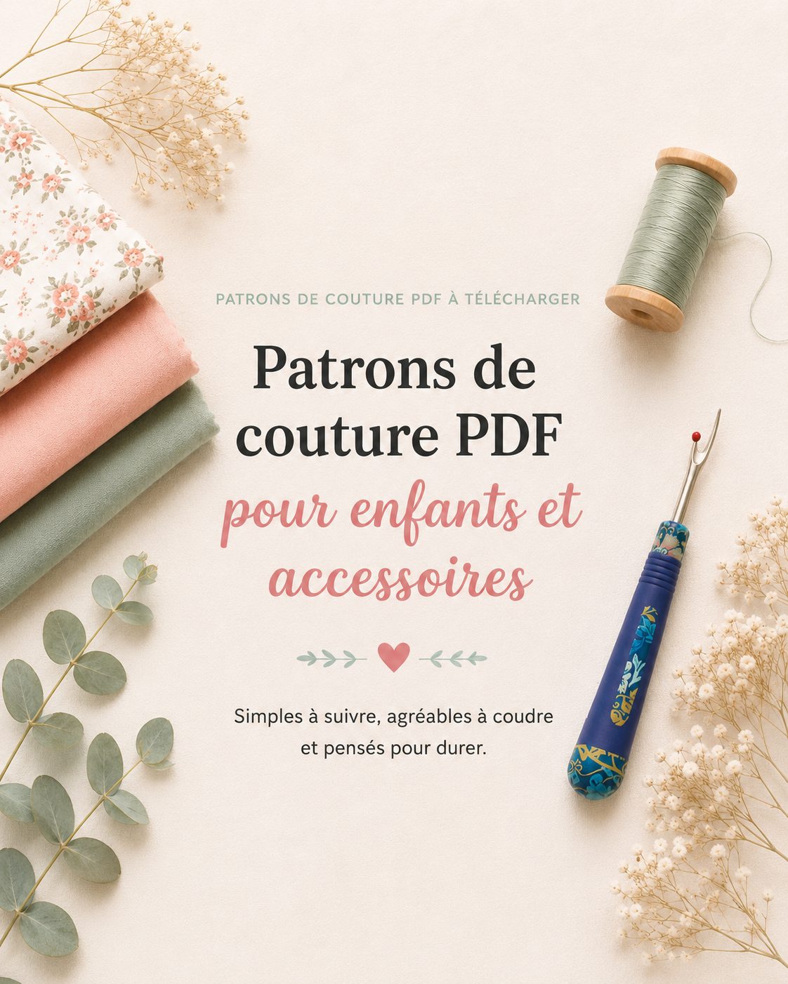 Des patrons de couture PDF pour coudre avec plaisir