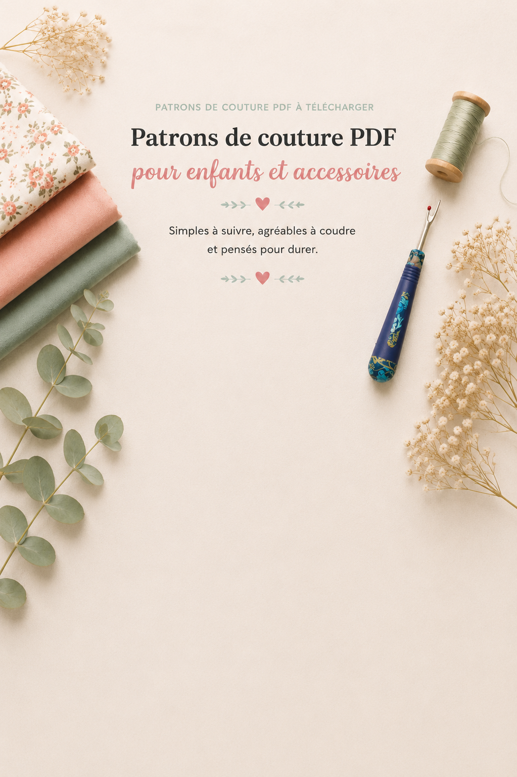 Des patrons de couture PDF pour coudre avec plaisir